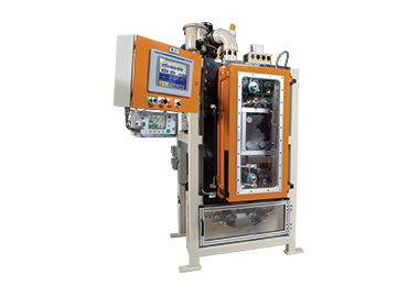 Image of a custom accumulation tracer gas leak test system.