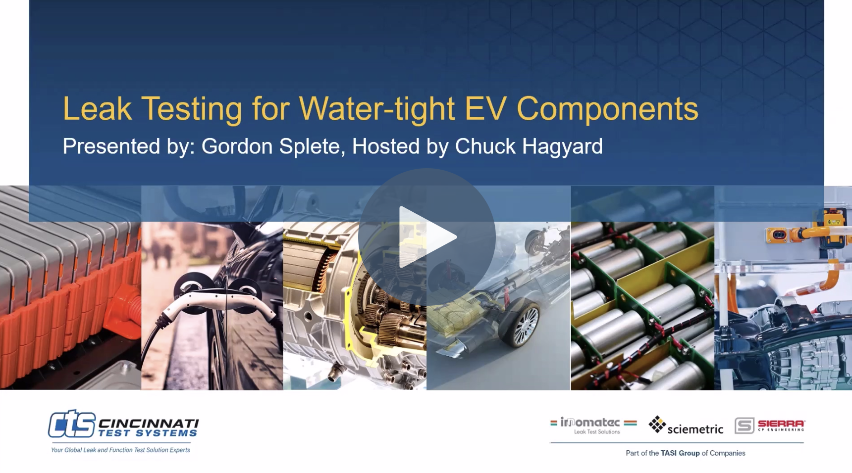 Leak Testing EV Components Webinar