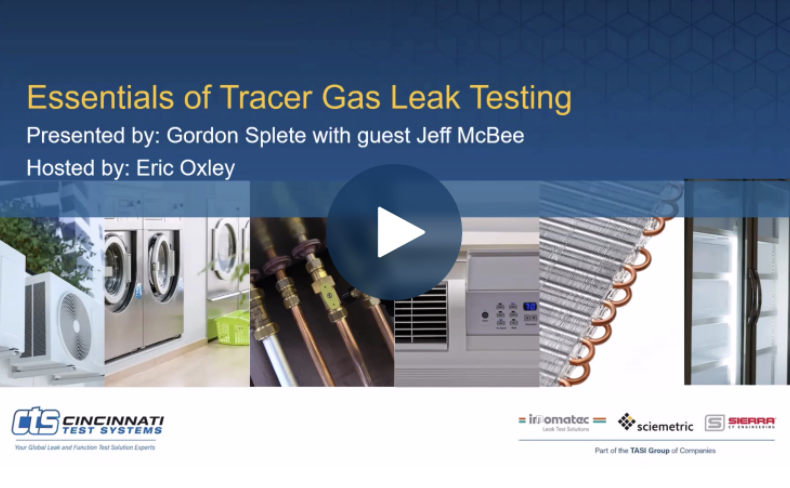 Tracer Gas Testing Webinar